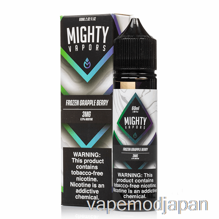 VAPE MOD フローズン グラップルベリー - マイティ ベイパーズ - 60ml 0mg